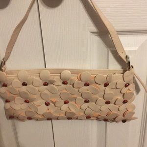 Matt& Nat boutique purse. Pink-red stones